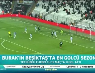 Burak Yılmaz'ın Beşiktaş'ta en golcü sezonu
