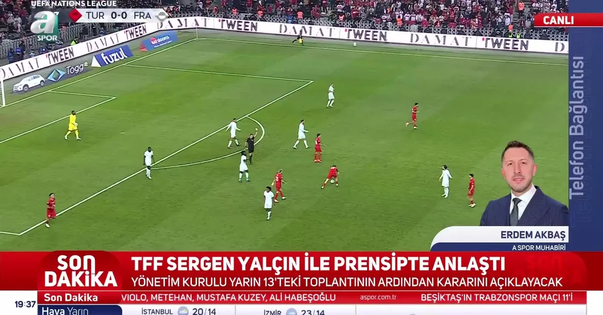 A Milli Takımımızda Sergen Yalçın dönemi!