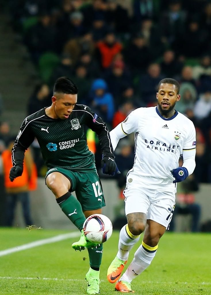 Krasnodar - Fenerbahçe maçından kareler