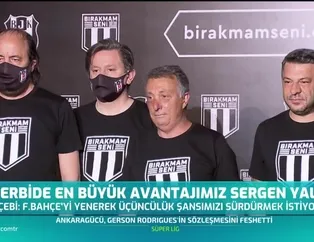 "F.Bahçe'yi yenerek 3.'lük şansımızı sürdürmek istiyoruz"