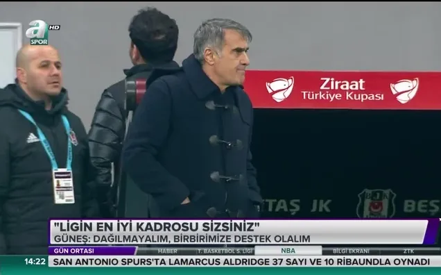Şenol Güneş'ten oyuncularına mesaj!