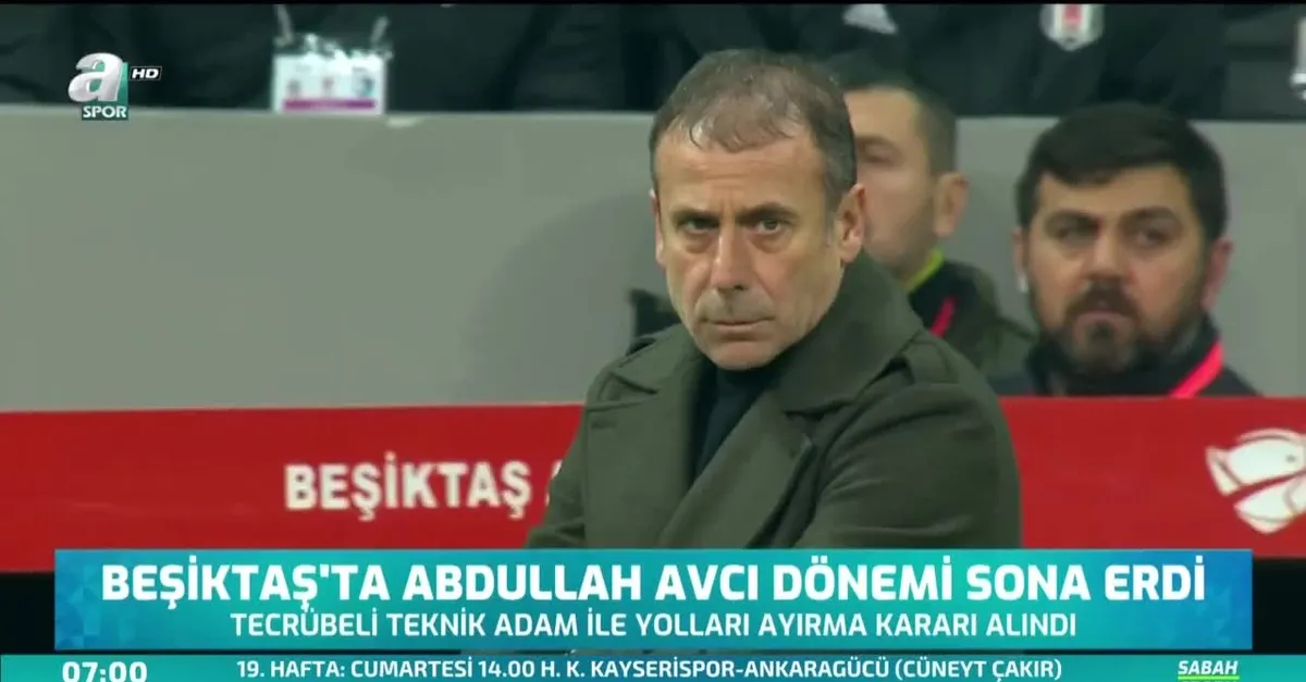 Beşiktaş'ta Abdullah Avcı dönemi sona erdi