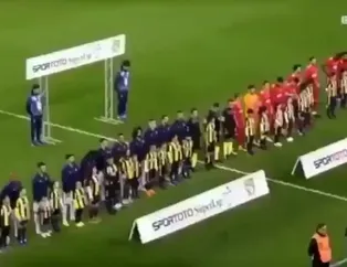 Fenerbahçe-Sivasspor maçı öncesi Çanakkale şehitleri anıldı