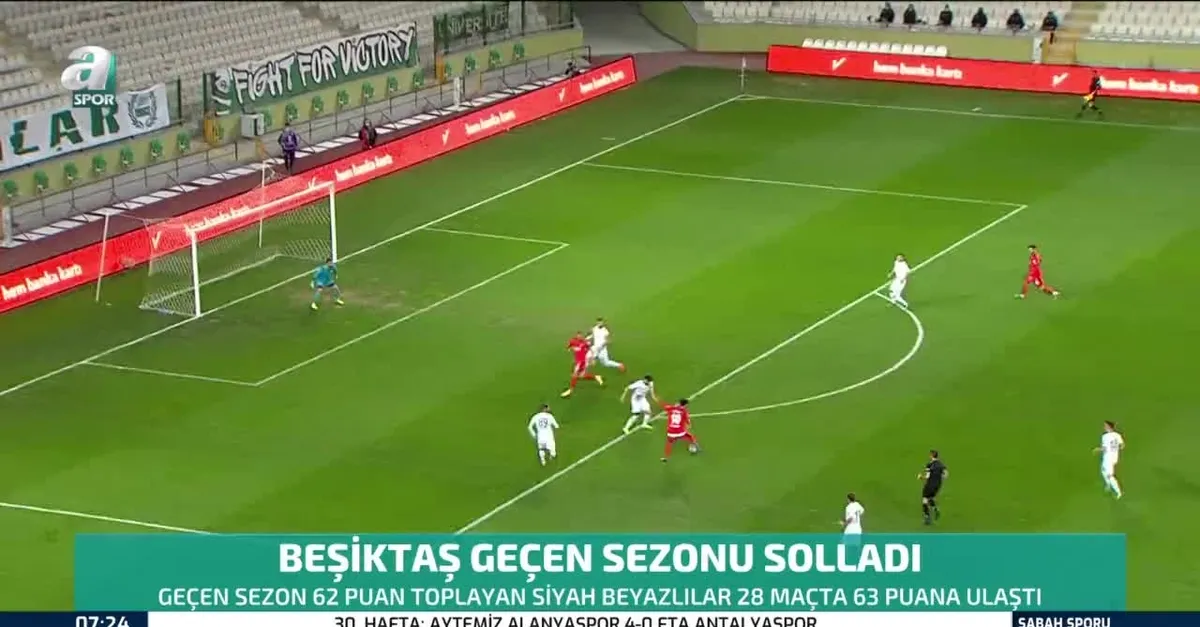 Beşiktaş geçen sezonu solladı
