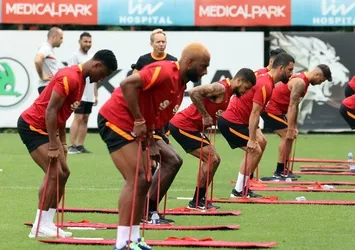 G.Saray çalışmalarını sürdürdü! Omar ve Mohamed...