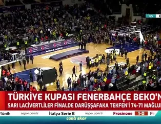 Fenerbahçe Beko kupasını böyle aldı