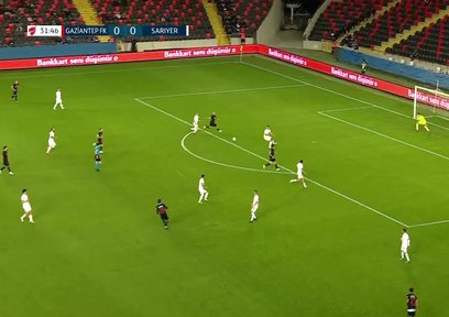 GOL | Gaziantep FK 1-0 Sarıyer
