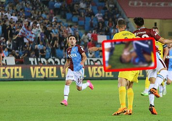 Trabzonspor'da korkutan sakatlık! İşte o anlar