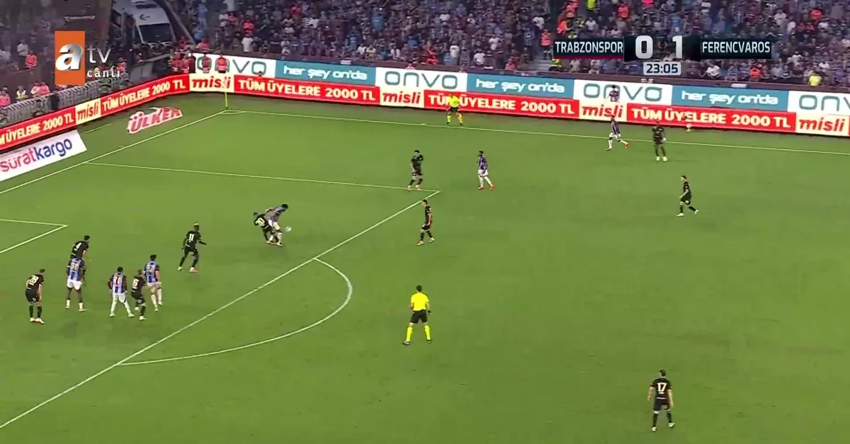 Trabzonspor penaltı bekledi! İşte o pozisyon