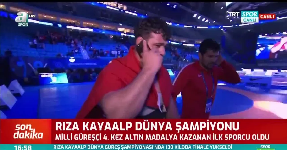 Başkan Erdoğan'dan Rıza Kayaalp'e tebrik