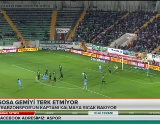 Sosa gemiyi terk etmiyor
