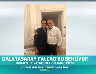 Galatasaray Falcao'yu bekliyor