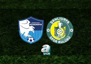 Erzurumspor - Astor Enerji Şanlıurfaspor maçı saat kaçta?