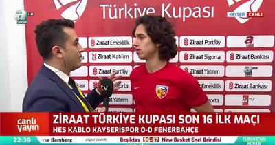 Emre Demir'in maç sonu açıklamaları