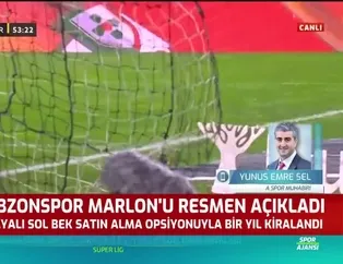 Trabzonspor Marlon'u resmen açıkladı