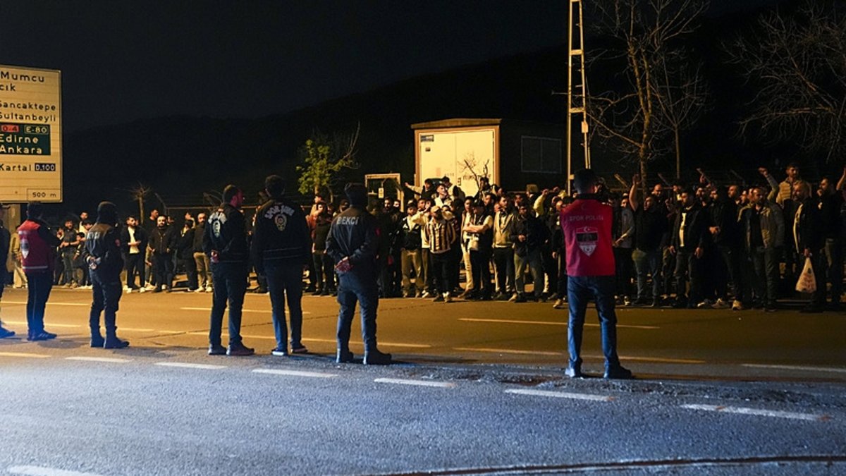Samandıra'da büyük tepki! Fenerbahçeli taraftarlar takım otobüsünü bekledi