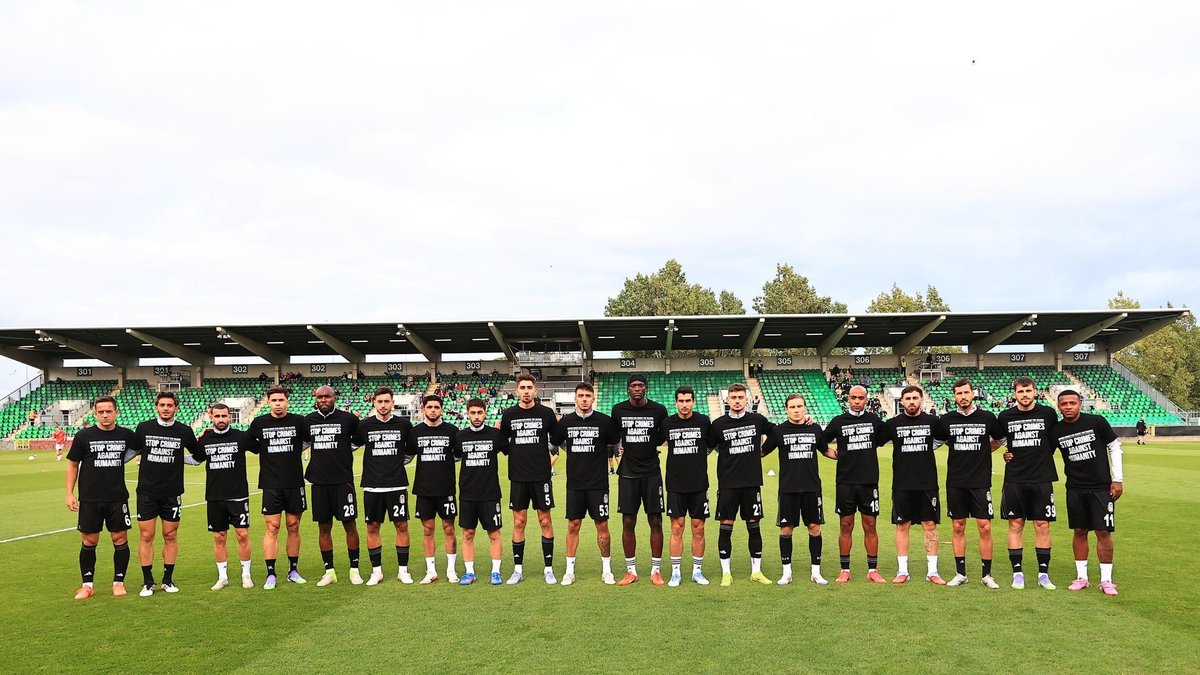 Beşiktaş'tan Gazze'ye destek!