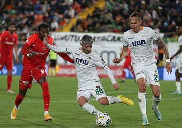 Alanyaspor 3 puanı tek golle aldı!