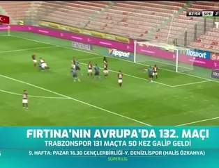 Trabzonspor'un Avrupa'da 132. maçı