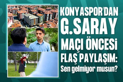 Konyaspor’dan G.Saray maçına özel video!