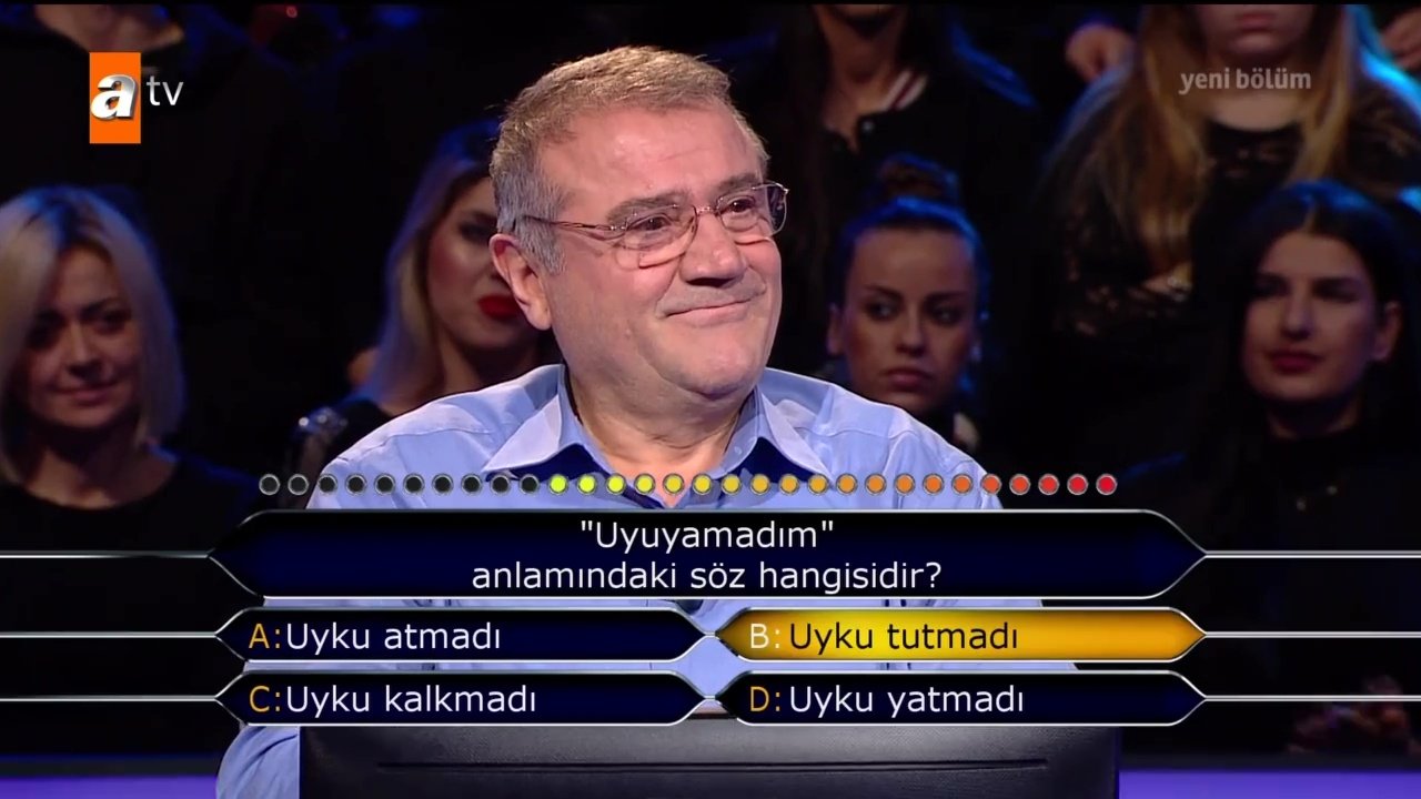 Kim Milyoner Olmak İster 797. bölüm soru ve cevapları! Geceye damga vuran soru
