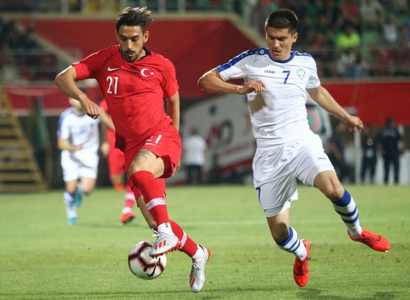 Türkiye - Özbekistan maçından kareler...