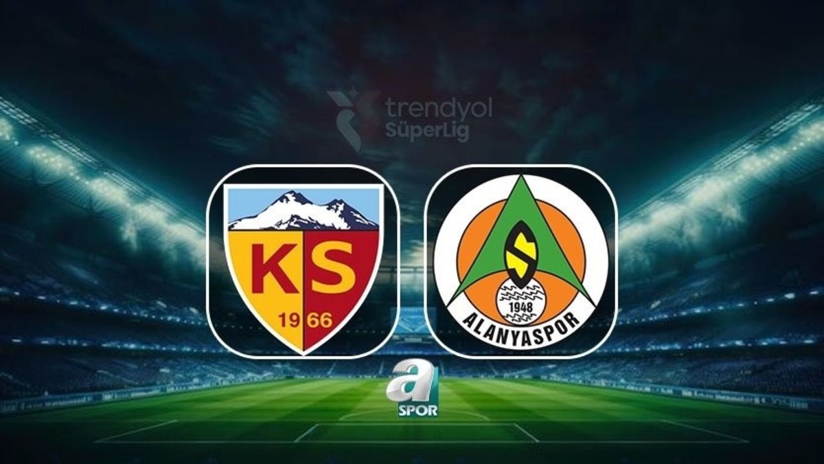 Kayserispor-Alanyaspor maçını haberimizden CANLI olarak takip edebilirsiniz!