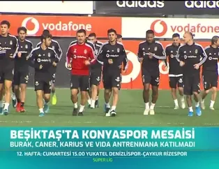 Beşiktaş'ta Konyaspor mesaisi