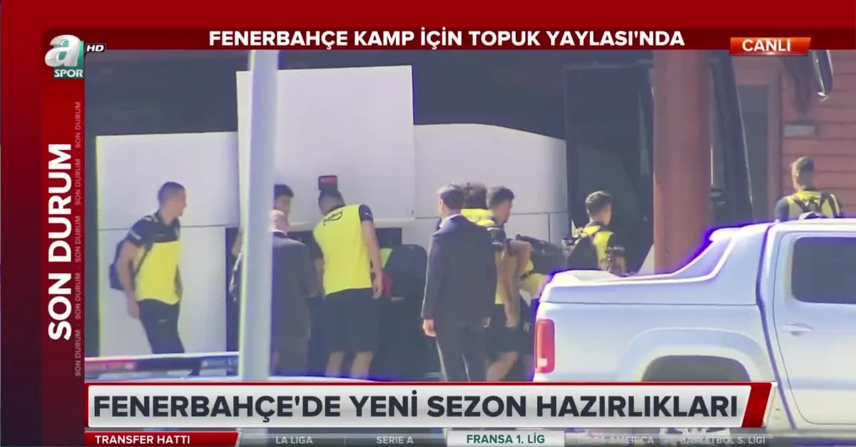Fenerbahçe kamp için Topuk Yaylası'nda