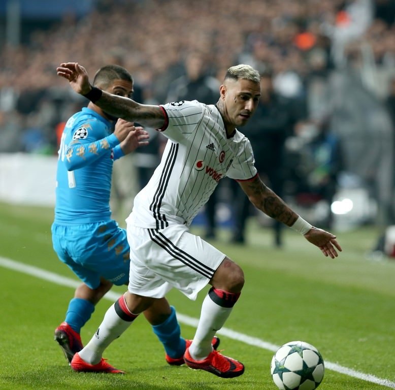 Beşiktaş-Napoli karşılaşmasından kareler
