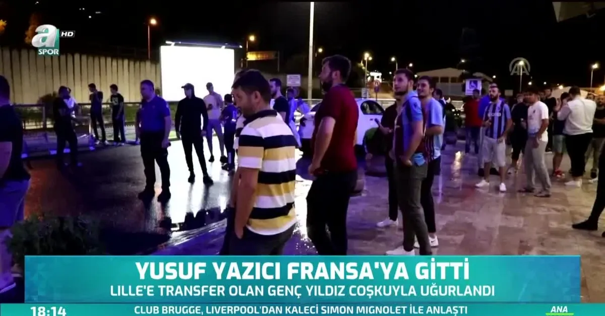 Yusuf Yazıcı Fransa'ya gitti