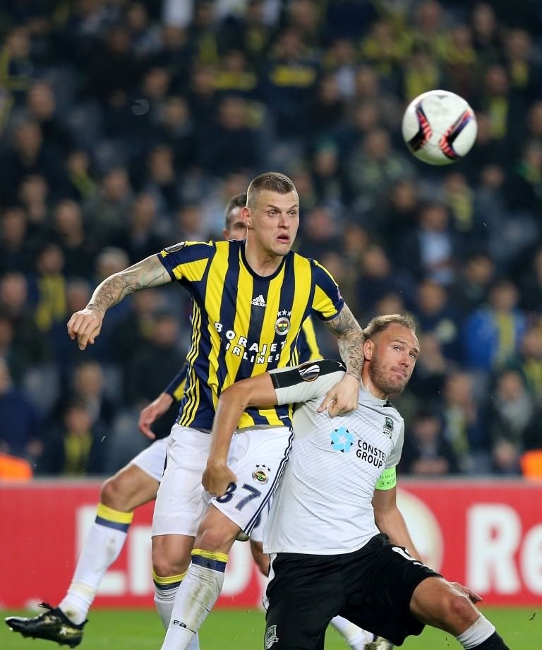 Fenerbahçe-Krasnodar karşılaşmasından kareler