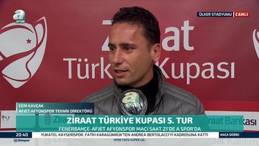 Afyonspor Teknik Direktörü Cem Kavçak A Spor'a konuştu!