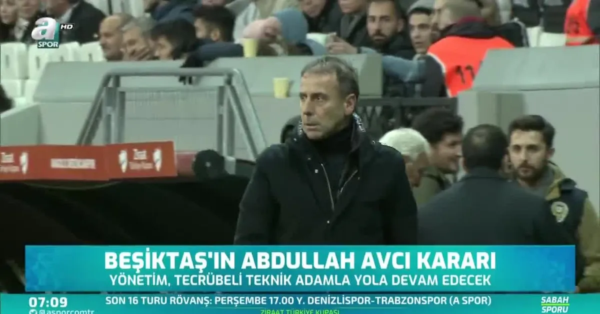 Beşiktaş'tan flaş Abdullah Avcı kararı