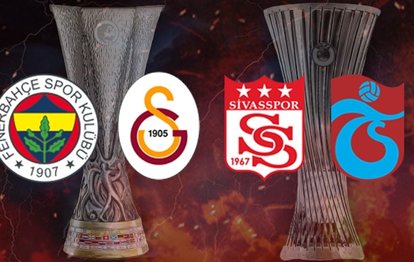 Fenerbahçe, Galatasaray, Trabzonspor ve Sivasspor’un maçlarının hakemleri belli oldu!