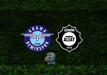 Adana Demirspor- Altay | CANLI