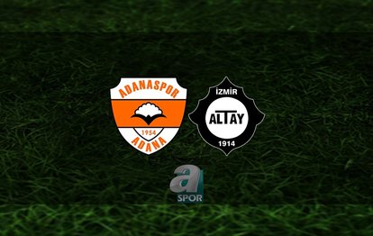 Adanaspor - Altay maçı ne zaman, saat kaçta ve hangi kanalda? | TFF 1. Lig