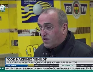 Abdurrahim Albayrak: "Çok hakkımız yenildi"