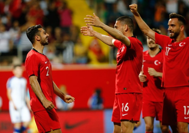 Türkiye - Özbekistan maçından kareler...