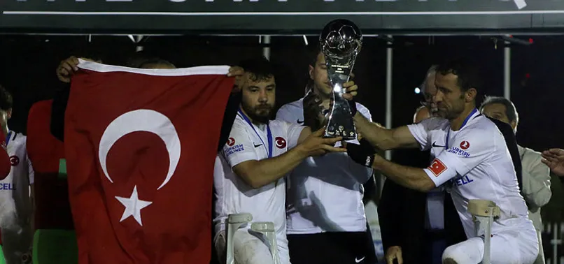 Ampute Futbol Milli Takımı dünya ikincisi