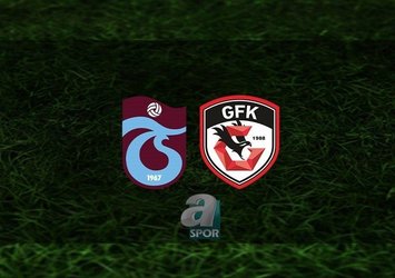 Trabzonspor - G.Antep FK | 11'ler belli oldu!