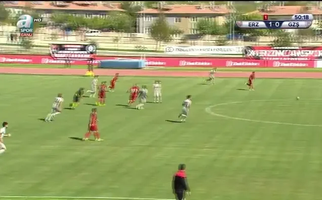 24 Erzincanspor 2 - 0 Gazişehir Gaziantep