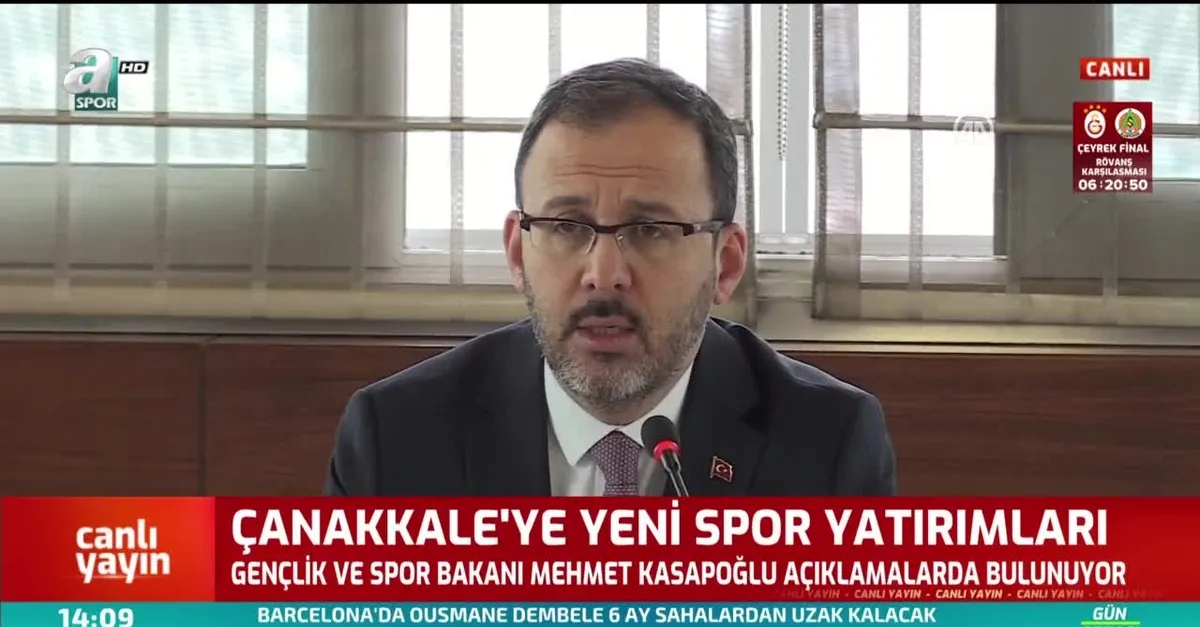 Çanakkale'ye yeni spor yatırımları