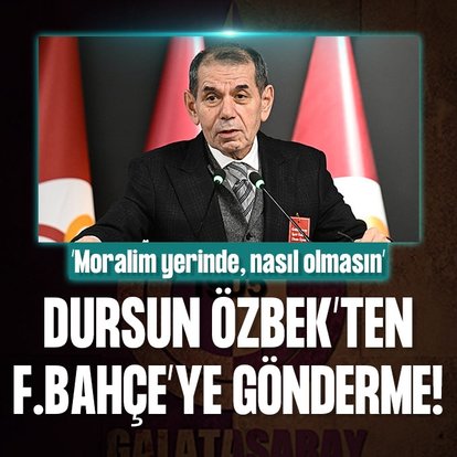 Özbek’ten F.Bahçe’ye gönderme