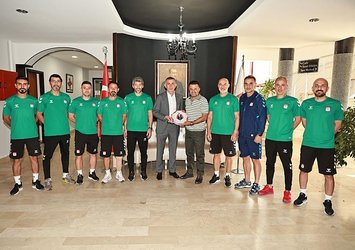 TFF Başkanı Hacıosmanoğlu'ndan Sivasspor'a ziyaret!
