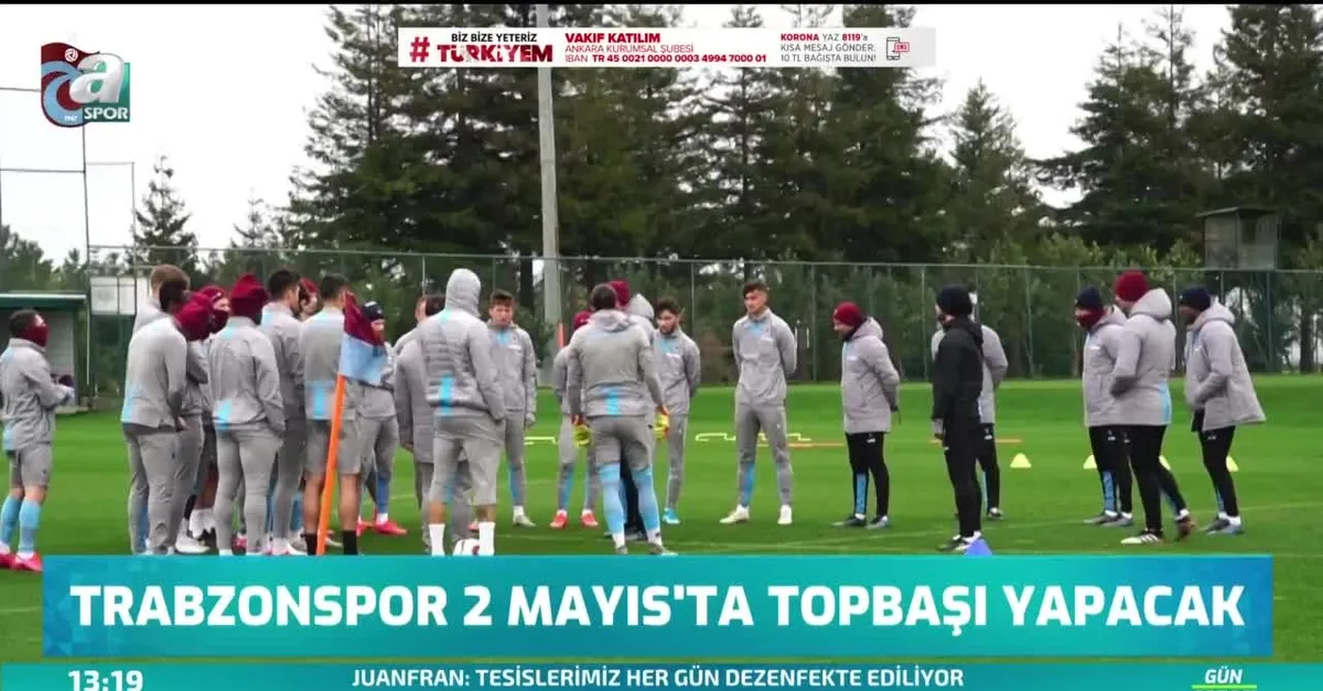 Trabzonspor 2 Mayıs'ta topbaşı yapacak