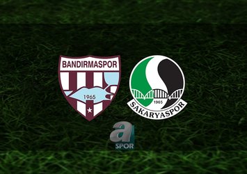 Bandırmaspor - Sakaryaspor maçı ne zaman?