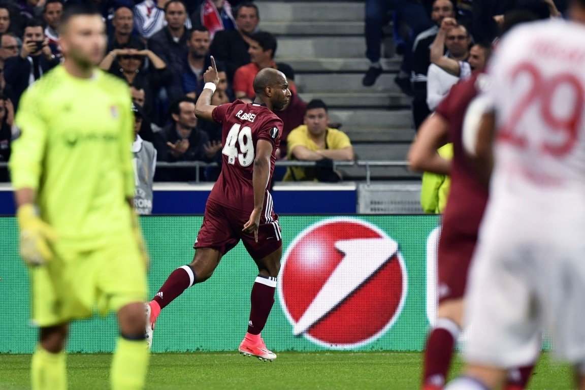 Olympique Lyon - Beşiktaş maçından kareler