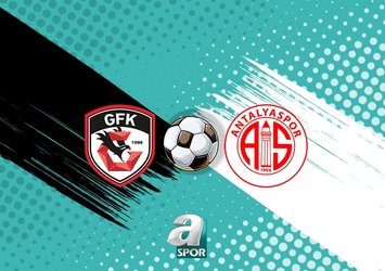 Gaziantep FK-Antalyaspor | CANLI