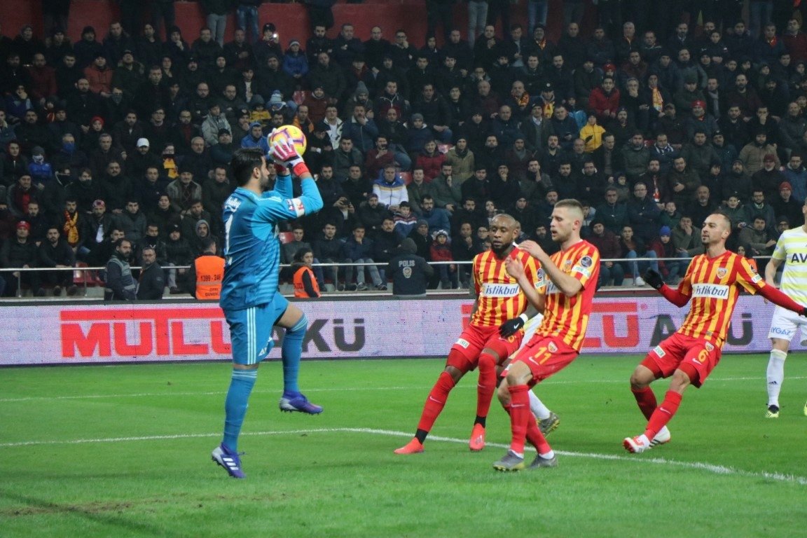 Kayserispor - Fenerbahçe maçından kareler!